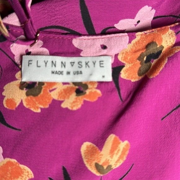 Revolve Flynn Skye Niki Maxi Floral Wrap Dress Size Medium - Picture 7 of 10